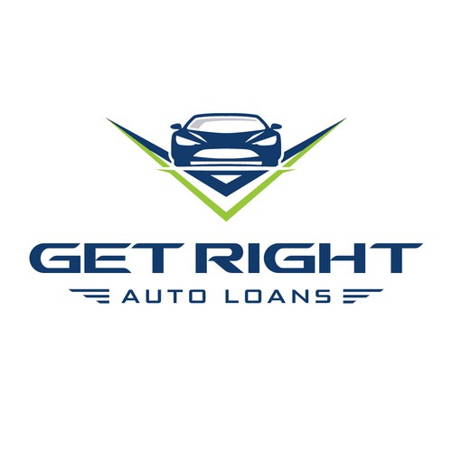 Get Right Auto Loans Logo Design by Esui Studio