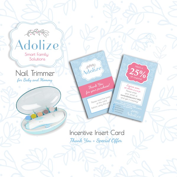 Incentive Insert Card (Thank You Card)