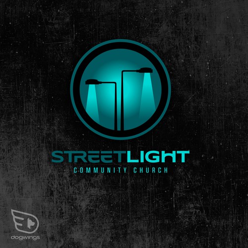 Young, Hip, Urban - Streetlight Community Church Logo Design réalisé par Dogwingsllc