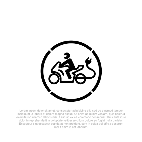 Stencil Design for Electric Motorcycle Charging Location Design by CHICO_08