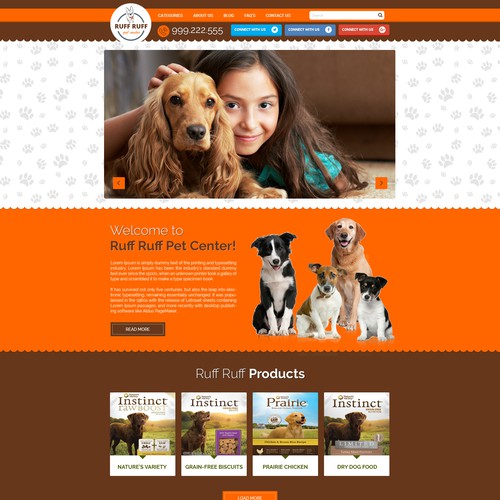 Homepage needed for Doggy Website Design by Muhammad Zohaib 87