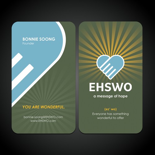 A Cool, Fun Business Card That's Not Really A Business Card - Have fun with this!!!  EHSWO.com Design by CurveSky™ ☑️