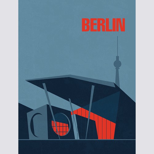 99designs Community Contest: Create a great poster for 99designs' new Berlin office (multiple winners) Diseño de gOrange