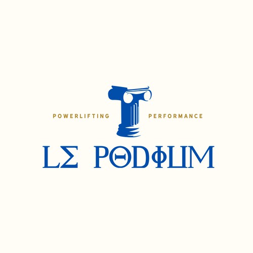 Minimalistic logo for a new powerlifting gym Design by jarmusch