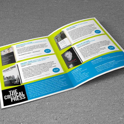 Create a brochure for an independent book publisher Design by Esteban Ibarra