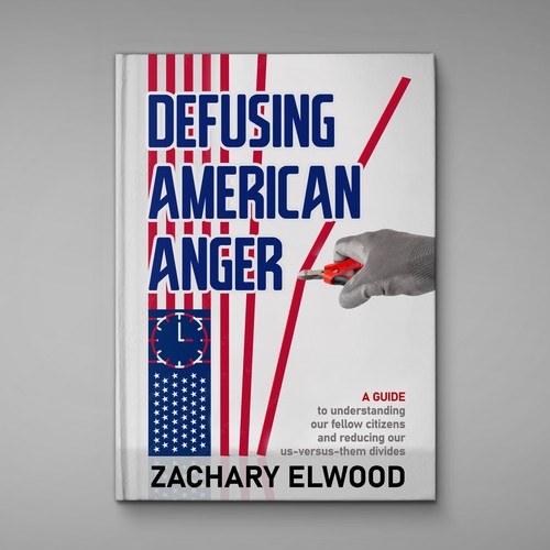 Cover for a book aimed at reducing American political anger Design by Pdot