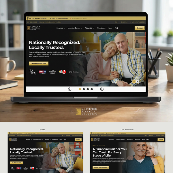 Design by Tim㋡ titled "Webdesign for Real Estate Client"
