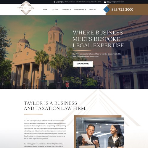 Taylow.Law Website and Software Platform Design by Moonlight Digital