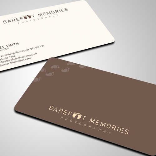 stationery for Barefoot Memories Design por conceptu