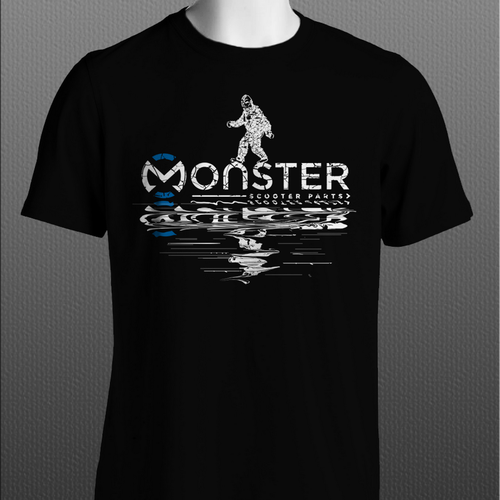 Creative shirt design needed for Monster Scooter Parts Ontwerp door lelaart