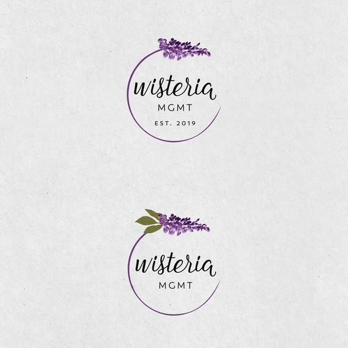Wisteria mgmt logo design | Logo design contest | 99designs
