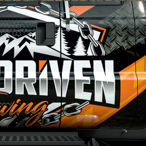 Bold Tow Truck Wrap Design by My Idea Studio