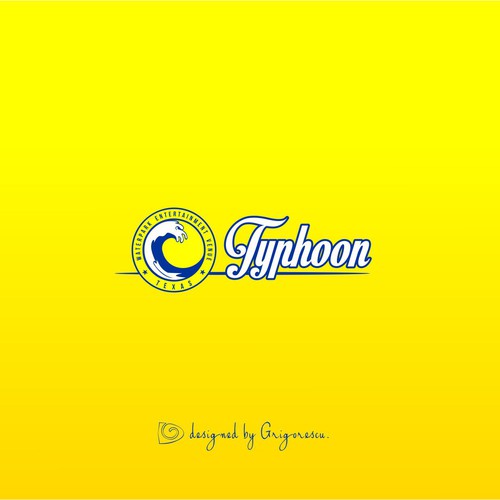 Typhoon Texas, largest waterpark built in the US needs a logo Design by grigorescu