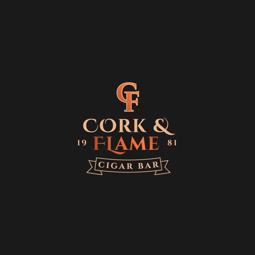 Design a Modern Cigar Bar logo with a touch of class Design by Artur Zherdetskii