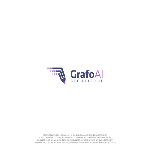 GrafoAI | Artificial Intelligence Writer Logo Design by oakbrand™