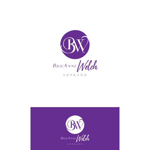 Logo Design for Modern Operatic Soprano Singer Design by JamPasir
