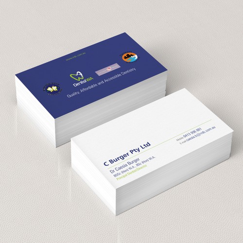 toyz86さんのcreate professional cards for our dental businessデザイン