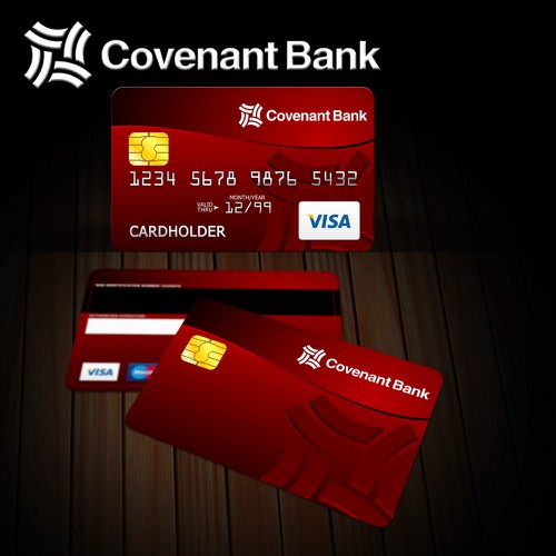 Create Bank Debit Card Background Diseño de independent design*