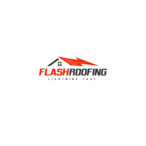 Compete to create a logo for Flash Roofing! Design by Rexboi