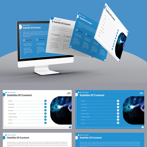 Design a powerful Base Powerpoint Template to speak to top tier brands Design by Mulyana D-Zign