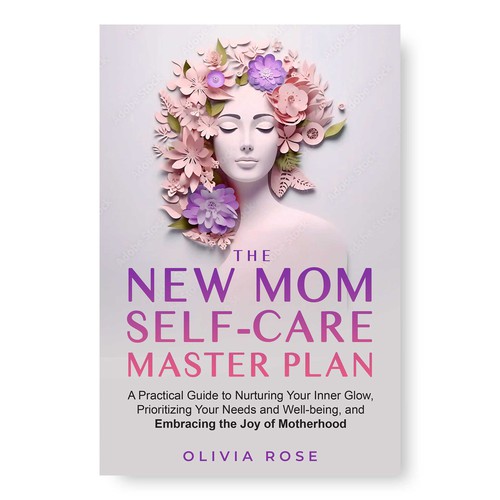 Self-care for New Moms book cover Design by A P R I  L