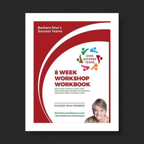 Workbook front cover for adults with big dreams - make me smile Design by Xnine