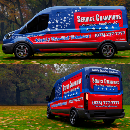 Van Wrap For Service Company Design by TANSA ART