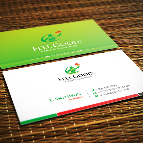 A Step To Better Health - Business card for the medical industry Design by ™SF_Design™