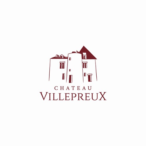 Modern new logo for French chateau and vineyard Design von desi9nart