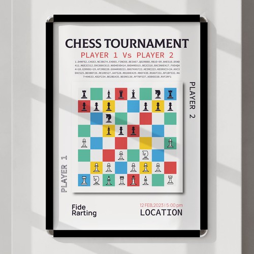 Chess poster theme Design von Crea8One