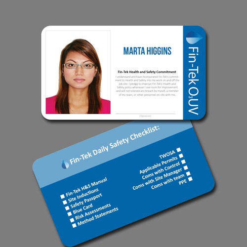 ID Card design Design by djox99