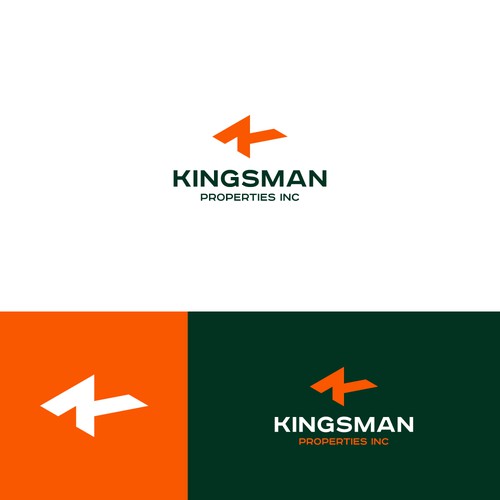 Kingsman Properties logo Design by Akhat7172