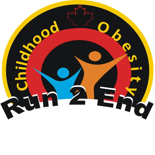 Run 2 End : Childhood Obesity needs a new logo Diseño de Slamet Widodo