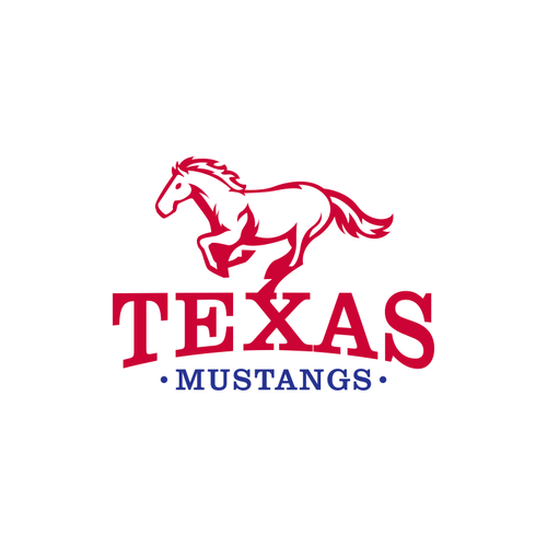 Diseño de Texas Mustangs de hhhdesigns