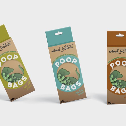 Contemporary Eco Poop Bags that stand out from the crowd Design by arora.gram