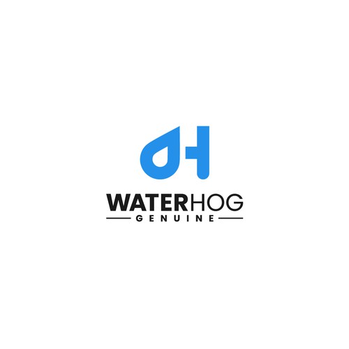 WaterHog Logo Design by _barna