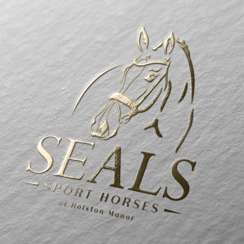 Dressage Horse trainer logo Design by Inspired Equestrian