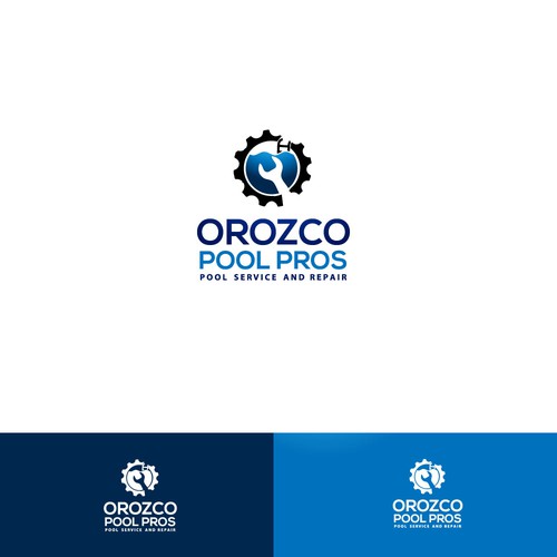 I'm looking for a Pool Service and Repair logo that's bold and easy to remember. Réalisé par veluys