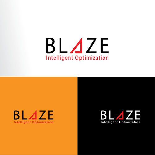 Blaze - Logo for hot new software startup Design by hand