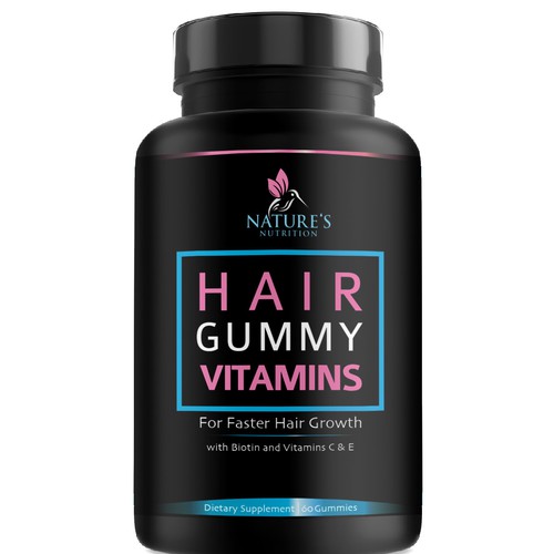 Nature's Nutrition needs a Gummy Vitamins black label Design by agooshe