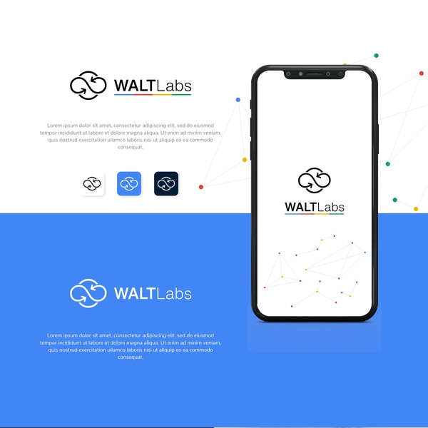 Design by ihsan.pras titled "Logo and Brand Identity for WALTLabs"