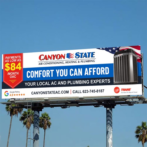 Design An Eye-Catching Billboard For An HVAC Company Design by vsardju