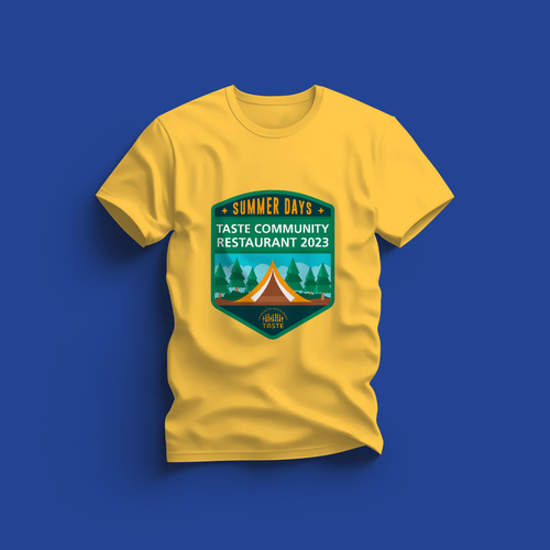 Summer Camp T-Shirt Design by Mozarella