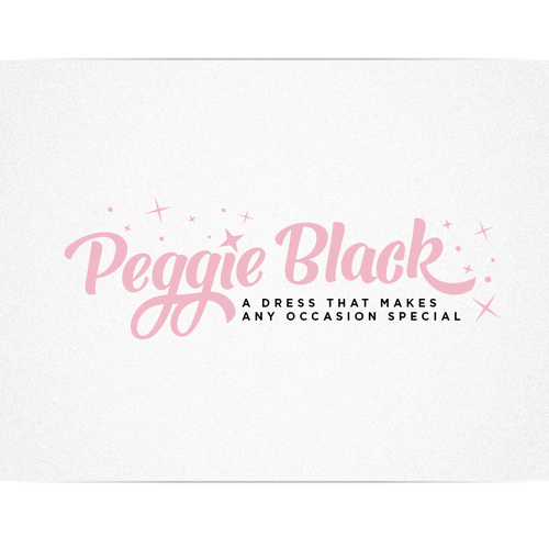 Create a captivating pinup logo design with a twist for Peggie Black Design réalisé par Cit