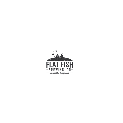 Designs Flat Fish Brewing Company Logo design contest