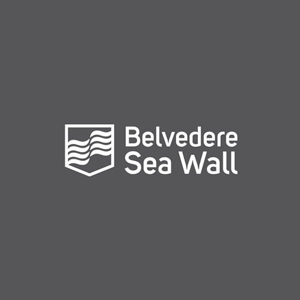 Diseño de Oculus Branding titulado "Logo concept for Belvedere Sea Wall"
