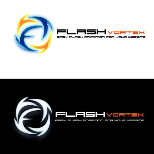FlashVortex.com logo Design by Ravivarman