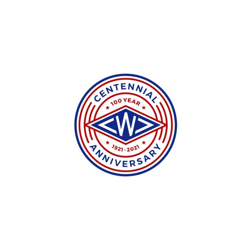 Centennial Anniversary Logo Design by Glomings✅