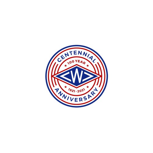 Centennial Anniversary Logo Réalisé par Glomings✅