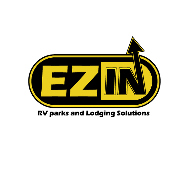 "EZ IN"  Logo ( pronounced  "Easy In") - RV parks and Lodging Solutions